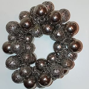 NWOT Silver Decorative Balls Bracelet